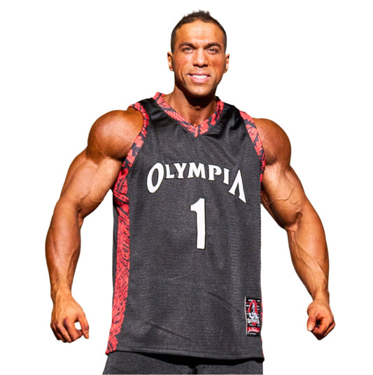 Olympia Basketball Jersey Tatau Print