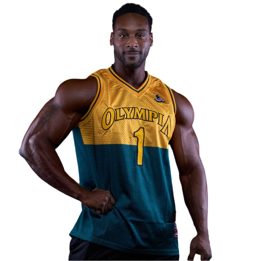 Olympia Basketball Jersey Green/Yellow