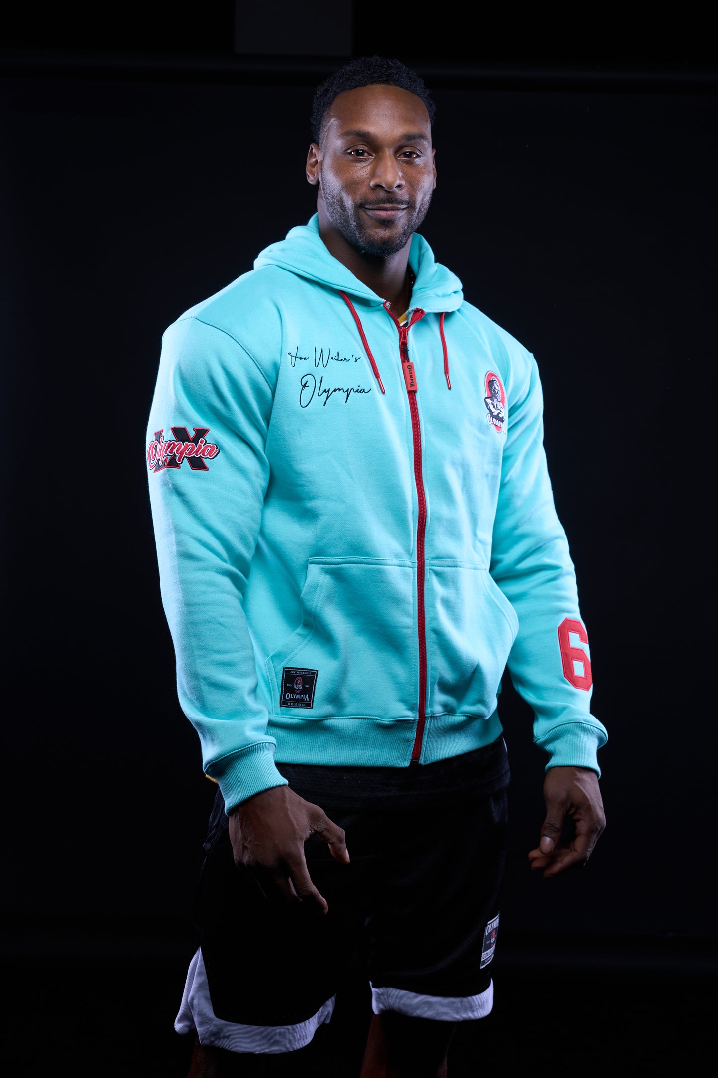 Olympia Teal Full Zip Hoodie