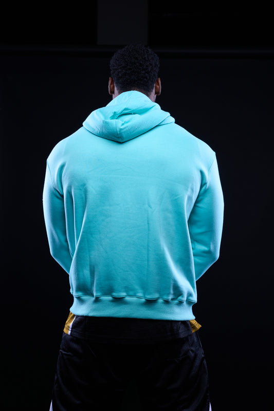 Olympia Teal Full Zip Hoodie